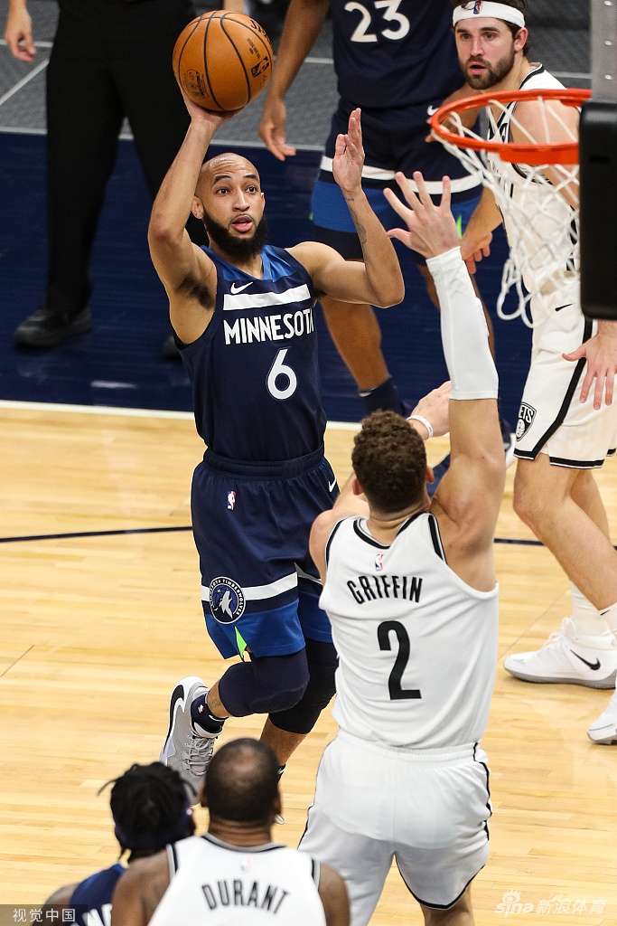 [NBA]篮网127-97大胜森林狼 杜兰特轻取31分