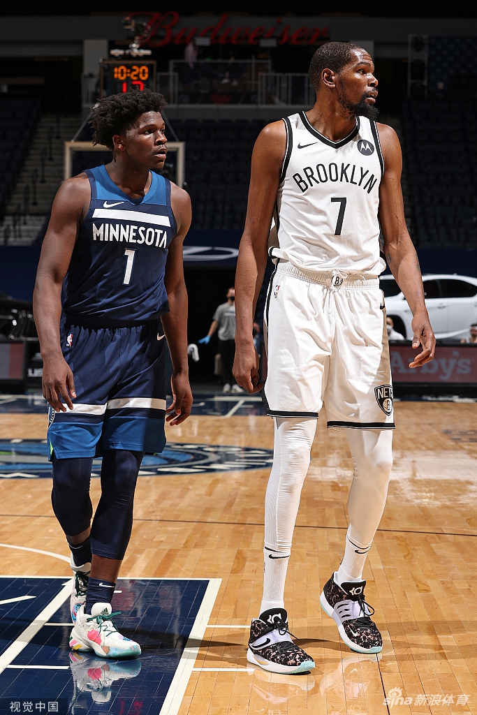 [NBA]篮网127-97大胜森林狼 杜兰特轻取31分