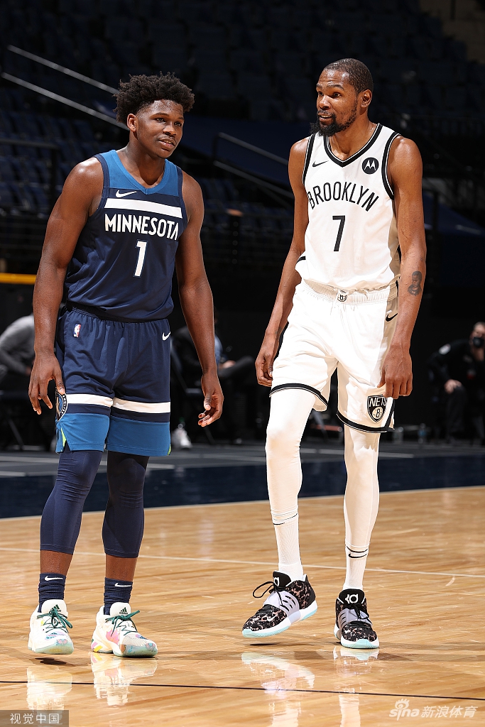 [NBA]篮网127-97大胜森林狼 杜兰特轻取31分