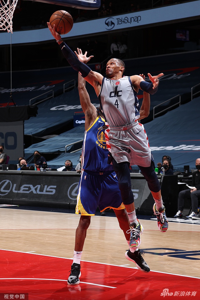 [NBA]勇士114-118奇才 库里仅18分威少砍三双