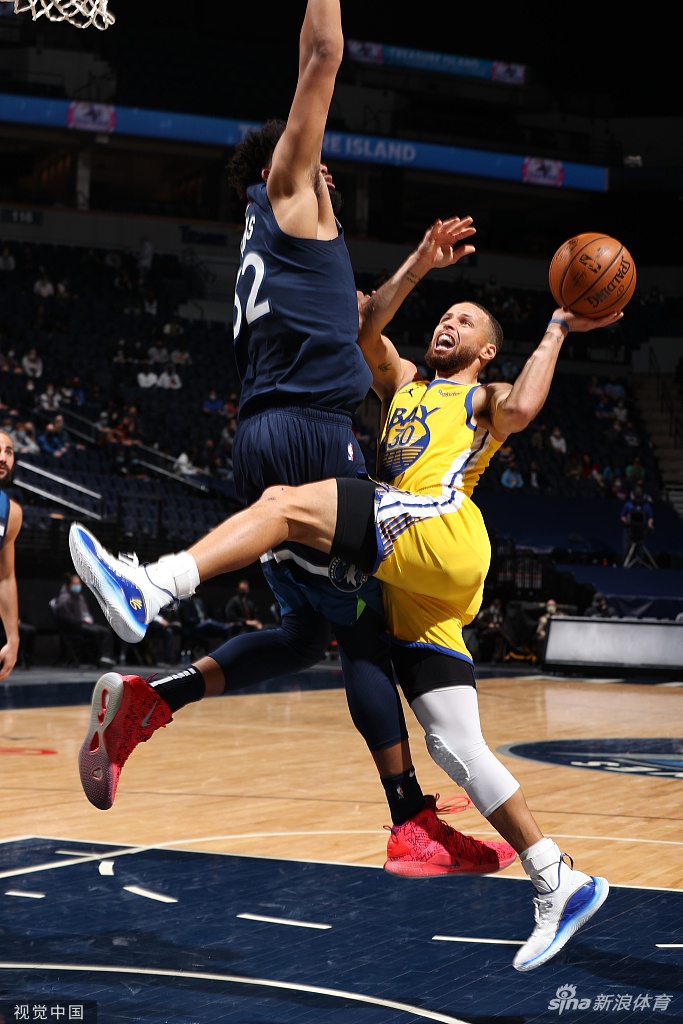 [NBA]勇士114-126森林狼 库里空砍37分