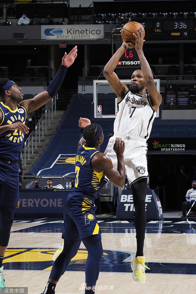 [NBA]篮网130-113步行者 杜兰特42分10助攻