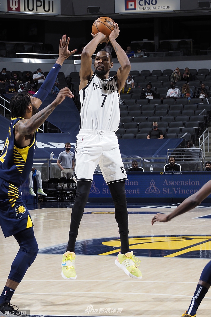 [NBA]篮网130-113步行者 杜兰特42分10助攻