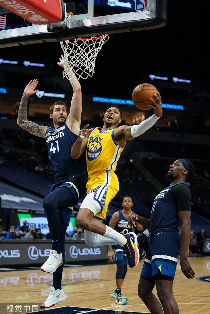 [NBA]勇士114-126森林狼 库里空砍37分