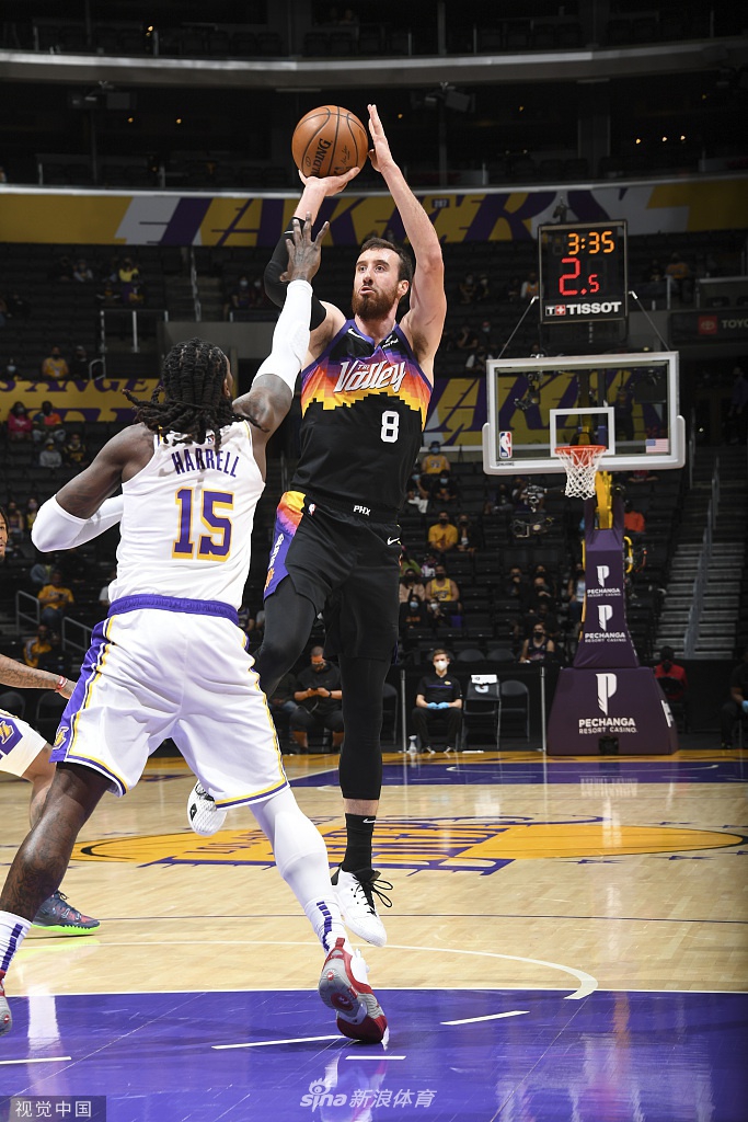 [NBA]太阳110-123湖人 浓眉砍42分12篮板