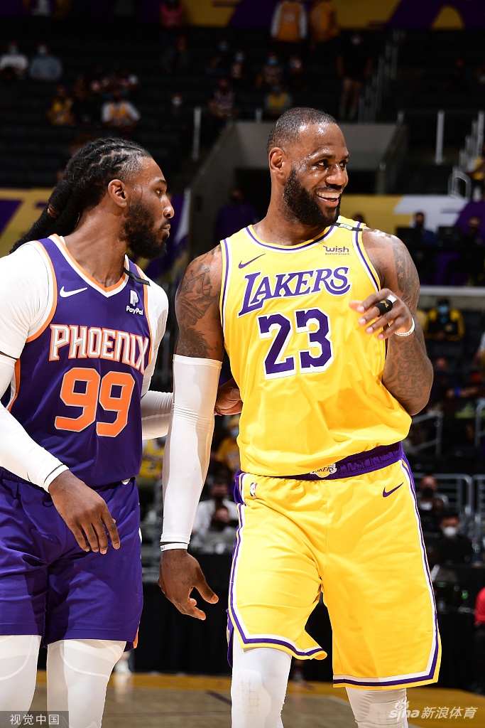 [NBA季后赛]太阳95-109湖人 浓眉豪取34分11篮板