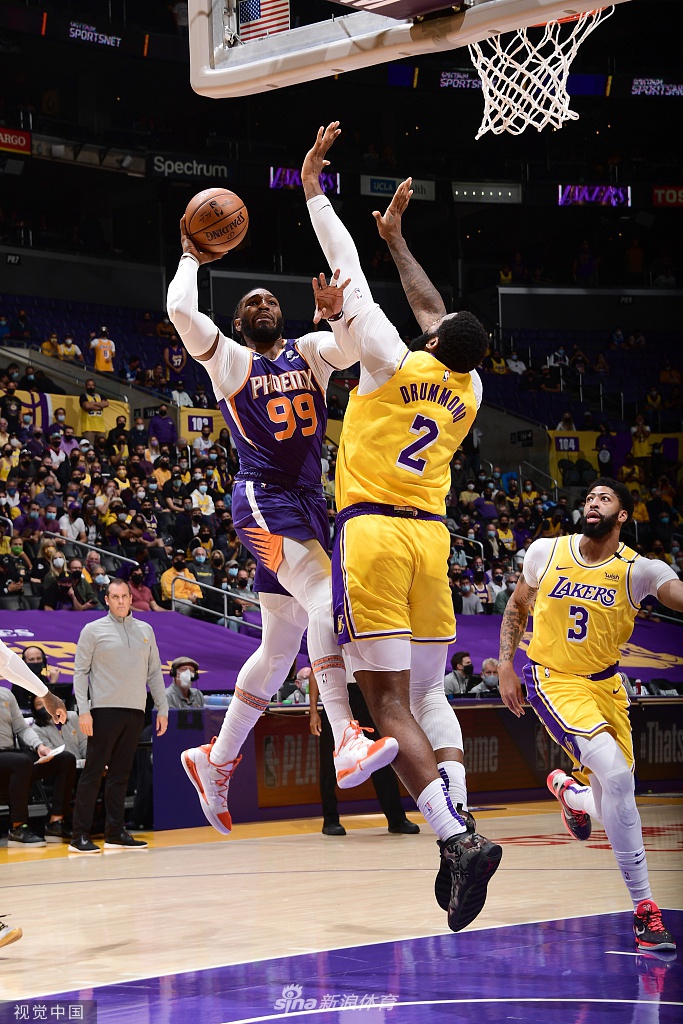 [NBA季后赛]太阳95-109湖人 浓眉豪取34分11篮板