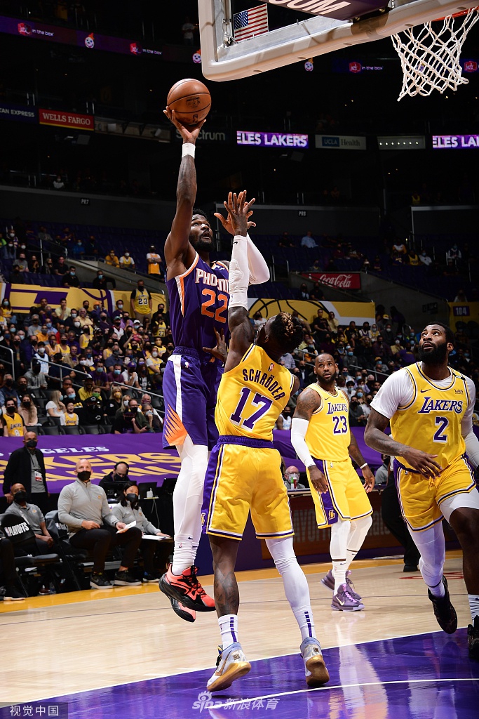 [NBA季后赛]太阳95-109湖人 浓眉豪取34分11篮板