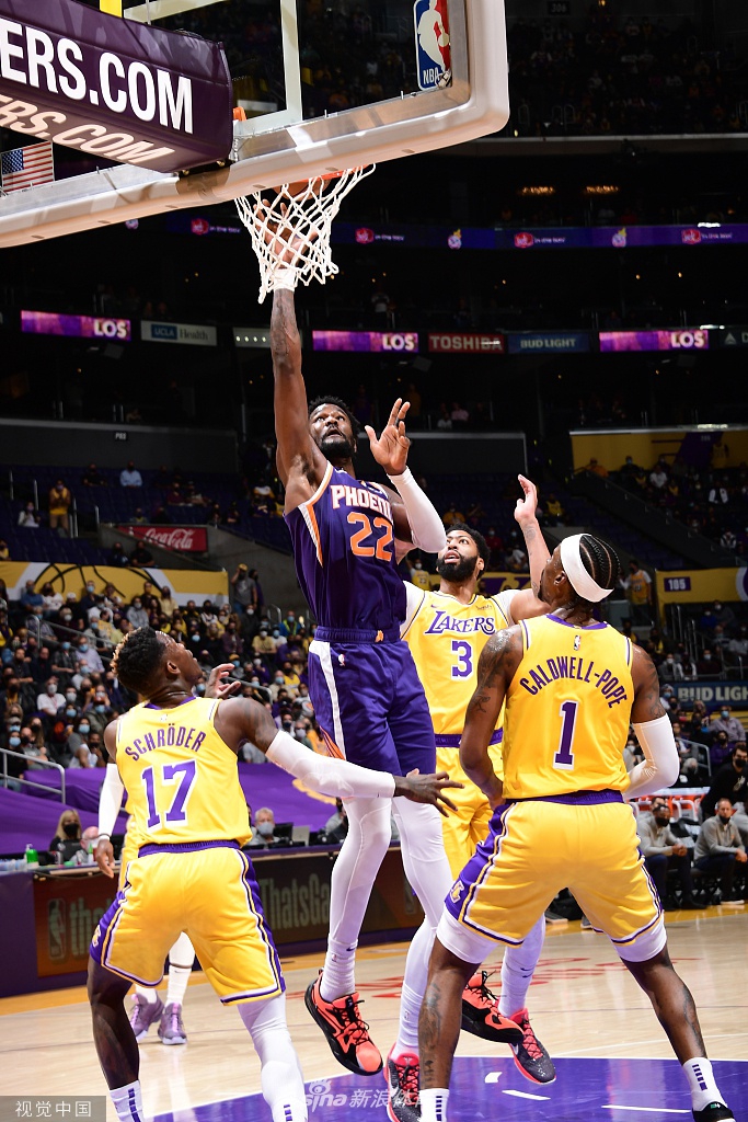 [NBA季后赛]太阳95-109湖人 浓眉豪取34分11篮板