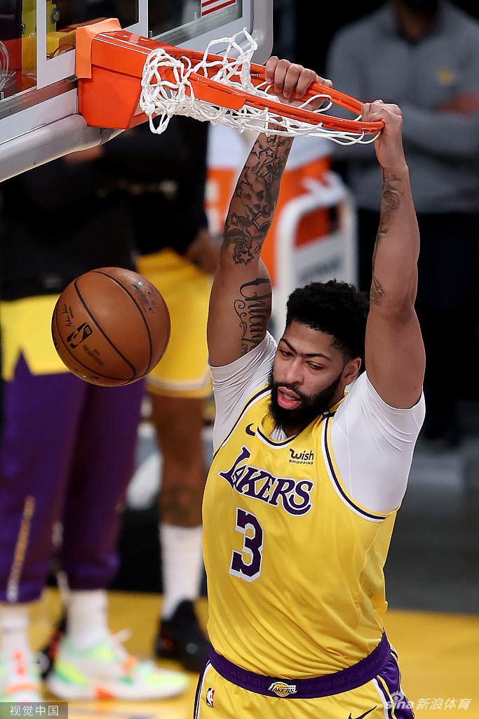 [NBA季后赛]太阳95-109湖人 浓眉豪取34分11篮板