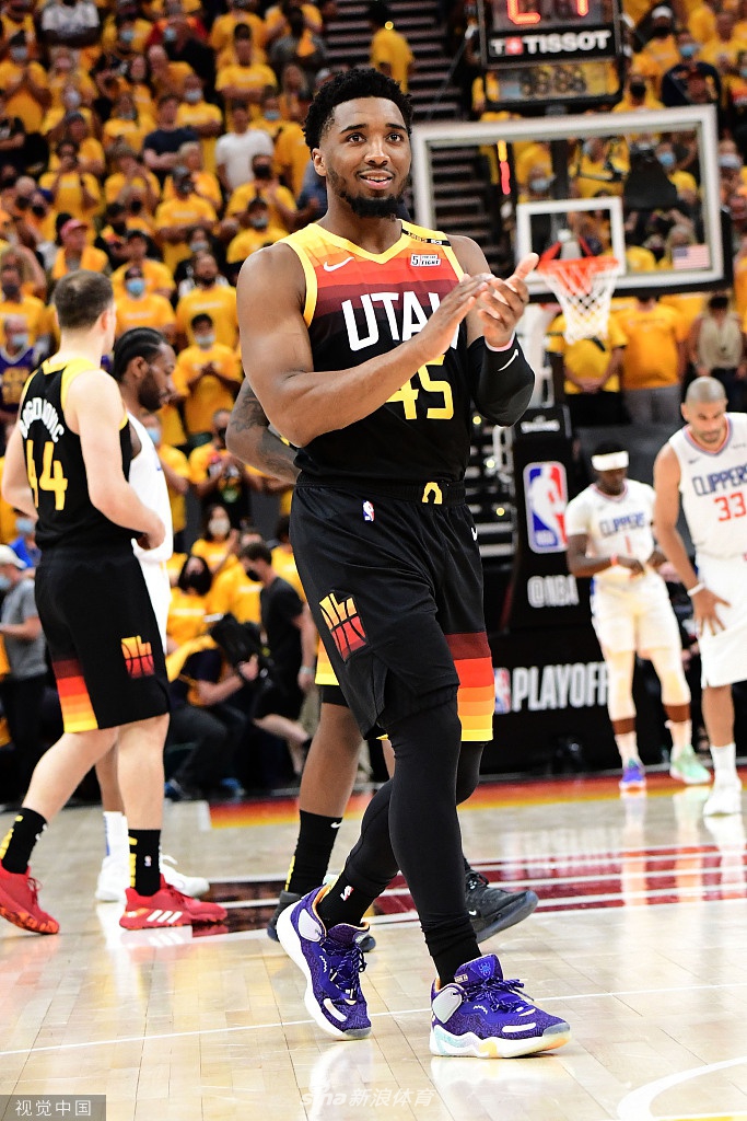 [NBA季后赛]快船109-112爵士 米切尔砍45分