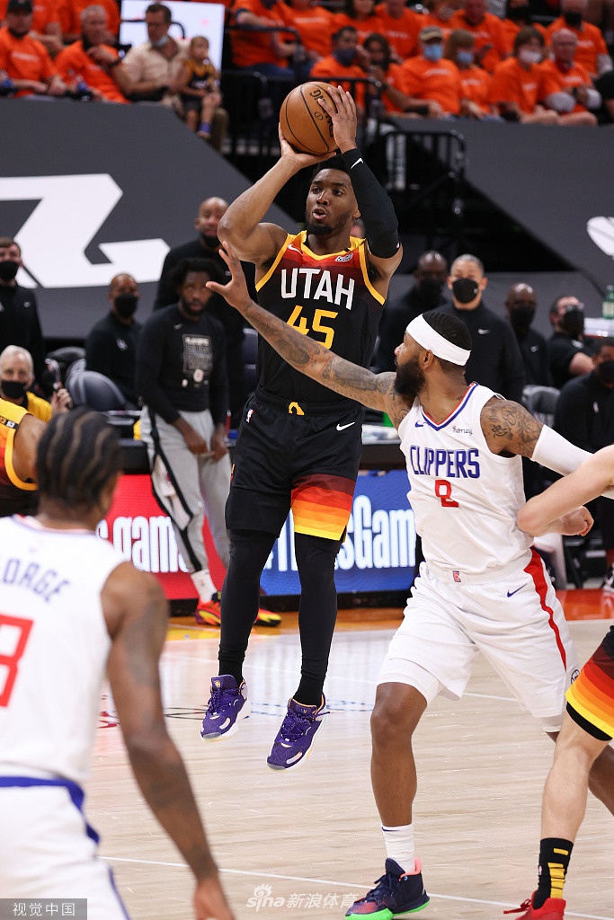 [NBA季后赛]快船109-112爵士 米切尔砍45分