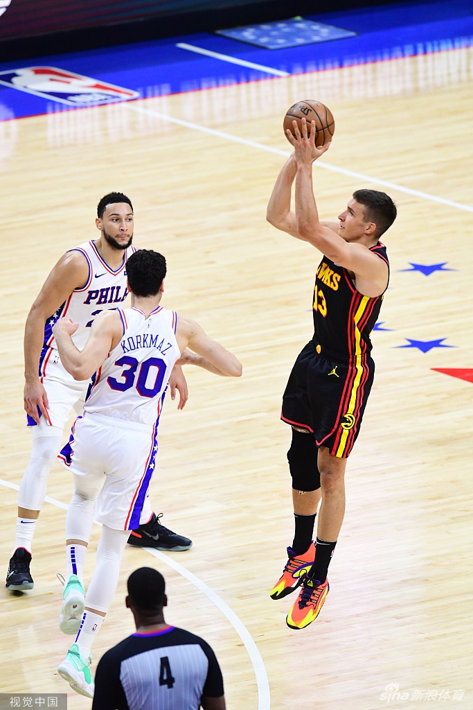 [NBA季后赛]老鹰4-3淘汰76人 晋级东部决赛