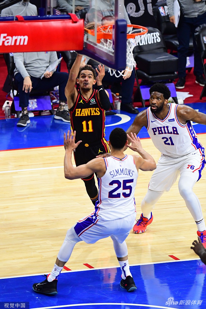 [NBA季后赛]老鹰4-3淘汰76人 晋级东部决赛