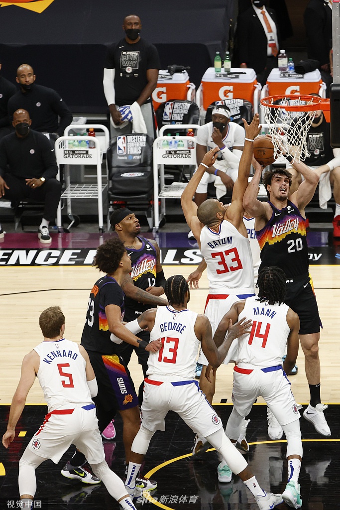 [NBA西部决赛]快船103-104太阳 艾顿绝杀总分2-0