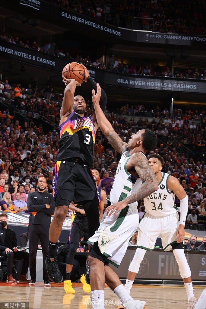 [NBA总决赛G2]雄鹿108-118太阳 布克31分总分2-0