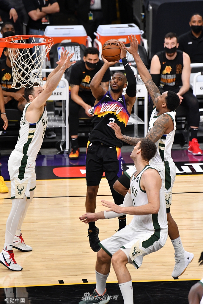 [NBA总决赛G2]雄鹿108-118太阳 布克31分总分2-0