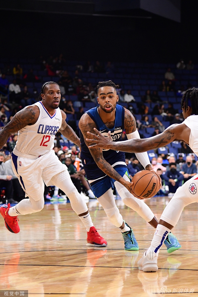 [NBA季前赛]森林狼128-100快船