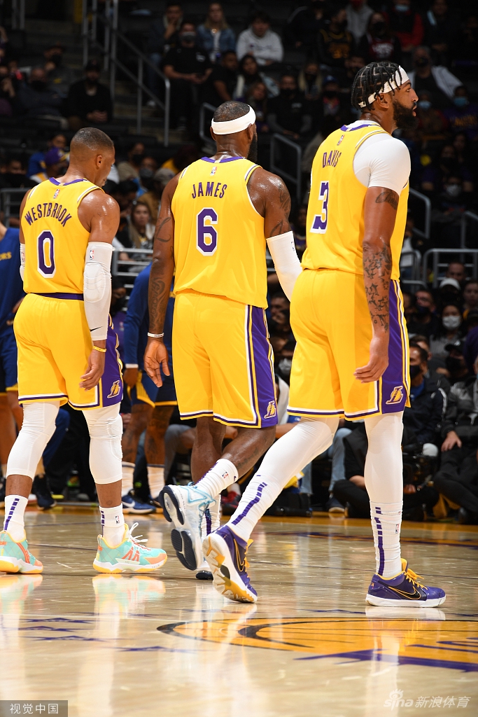 [NBA季前赛]勇士Vs湖人 三巨头出战