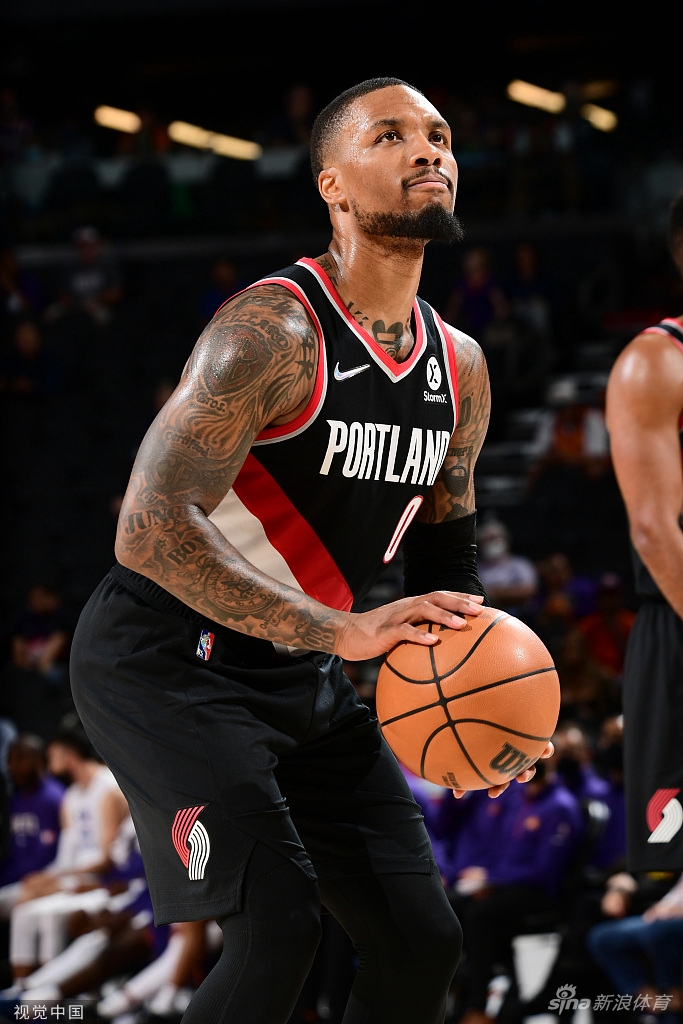 [NBA季前赛]开拓者74-119太阳