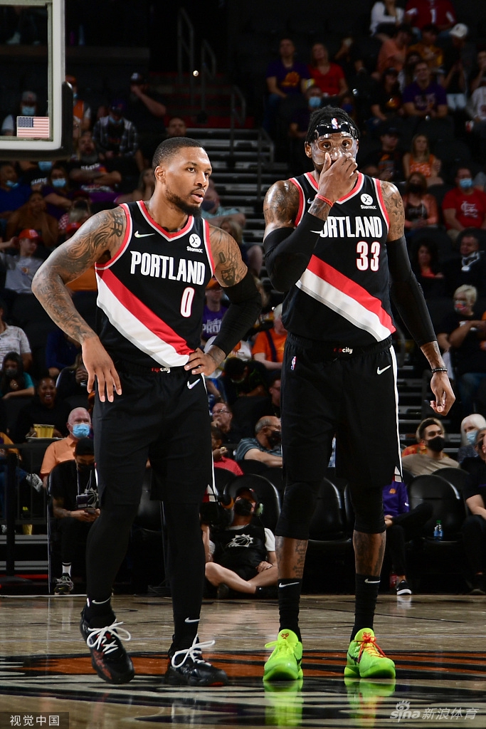 [NBA季前赛]开拓者74-119太阳