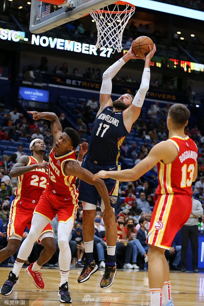 [NBA常规赛]老鹰102-99鹈鹕