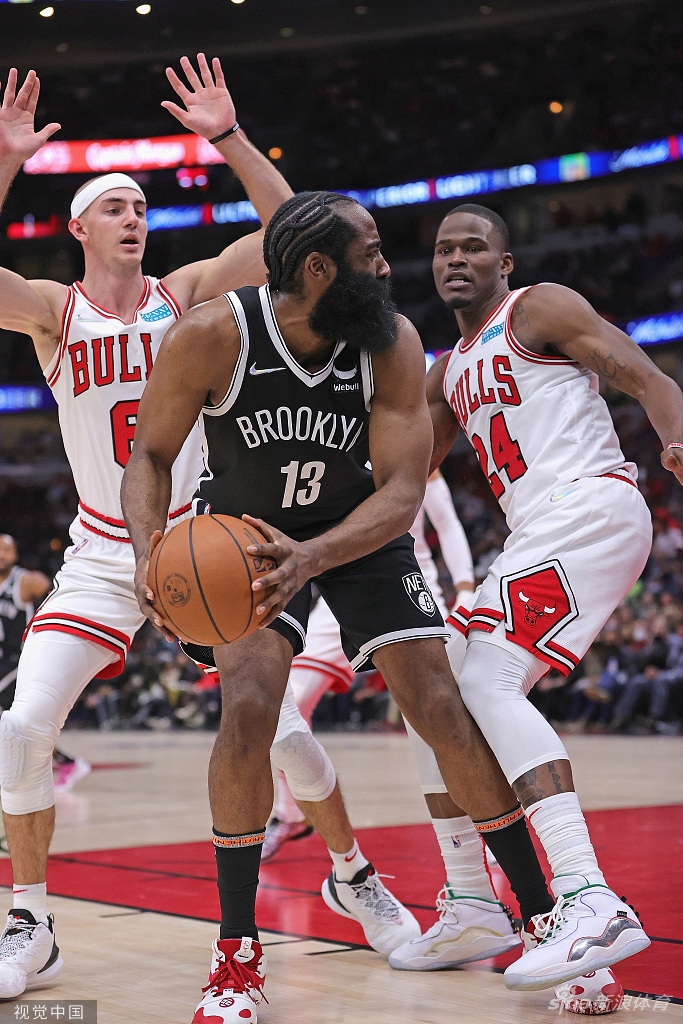 [NBA]篮网95-118公牛 杜兰特空砍38分