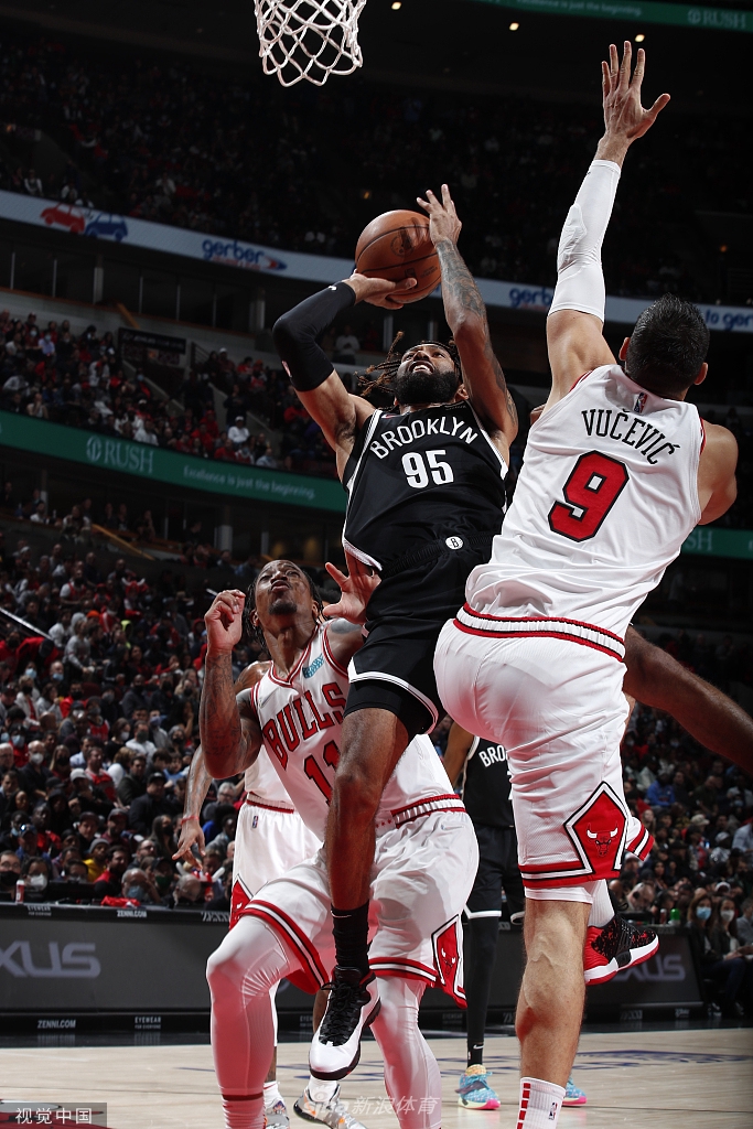 [NBA]篮网95-118公牛 杜兰特空砍38分