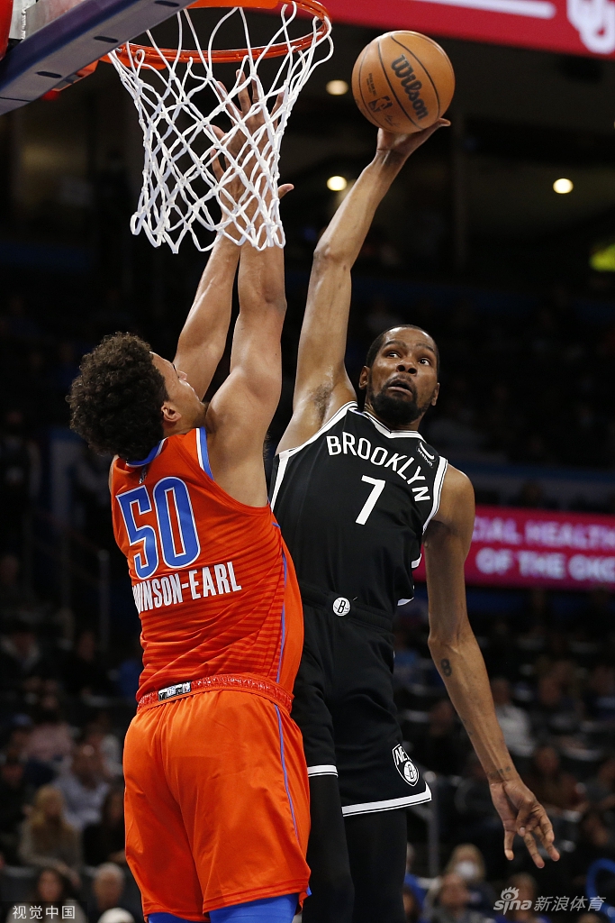 [NBA常规赛]篮网120-96雷霆