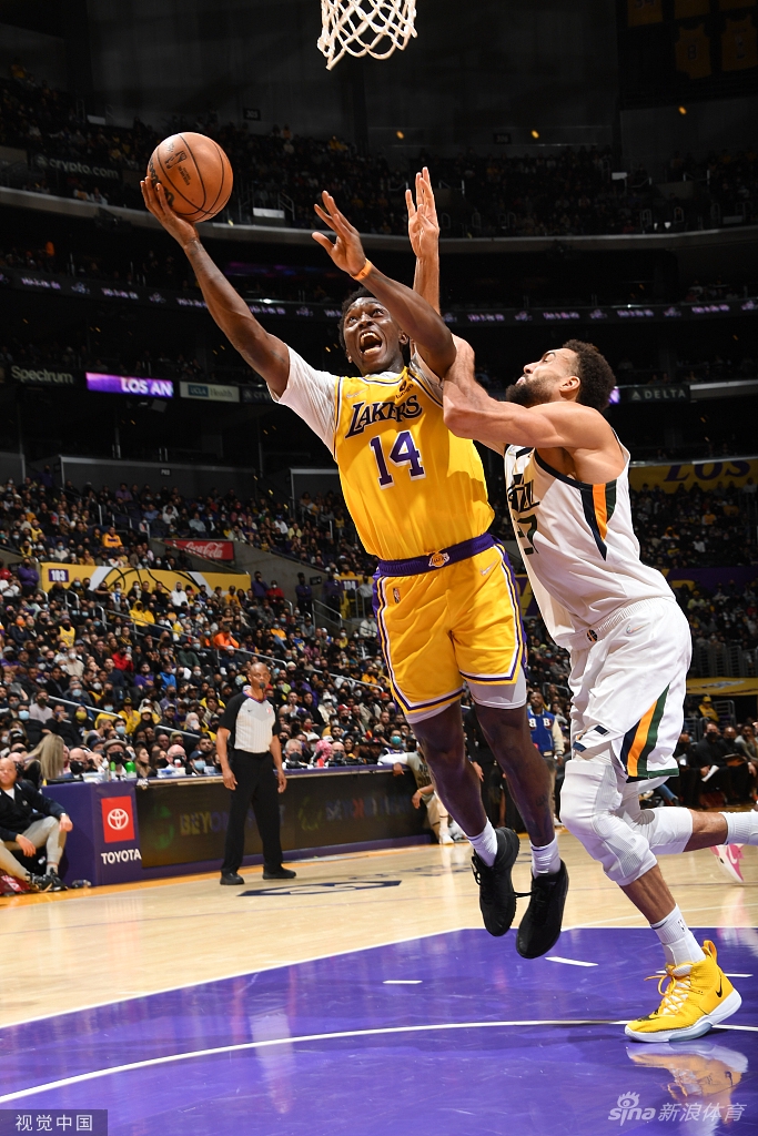 [nba]爵士95-101湖人 詹皇砍25 7 7_高清图集_新浪网