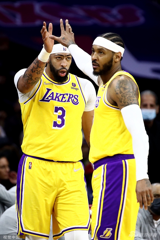 [NBA]湖人87-105负76人 浓眉空砍31分