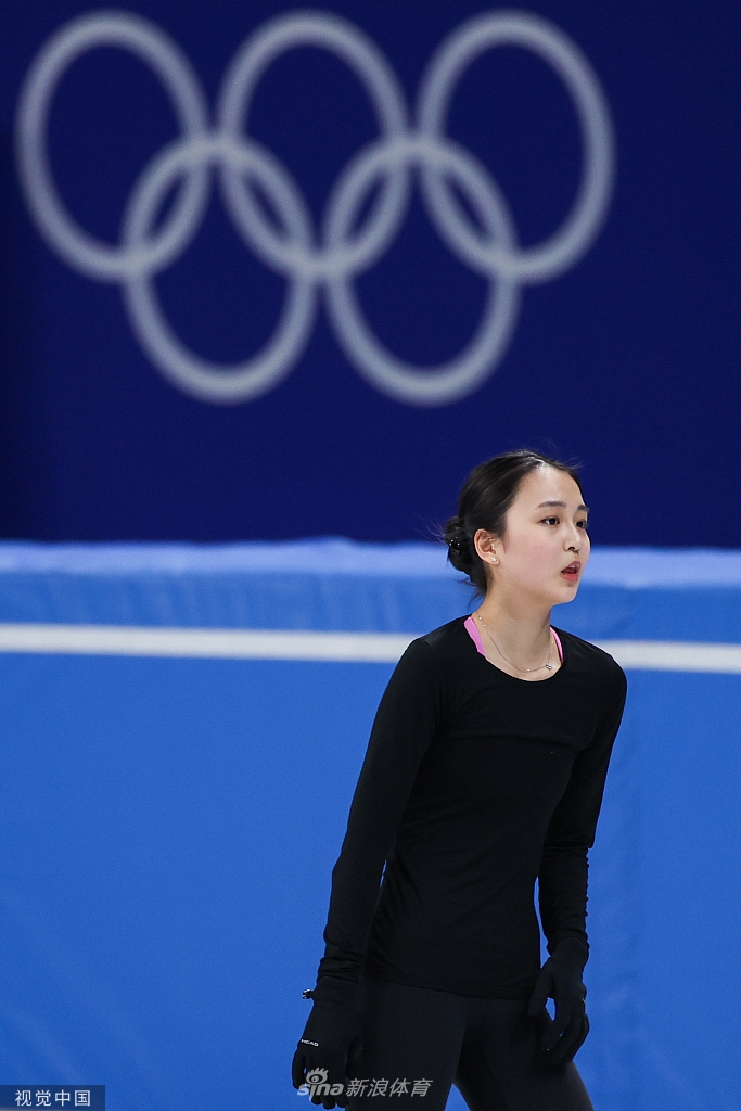 金博洋朱易亮相冬奥花滑训练日