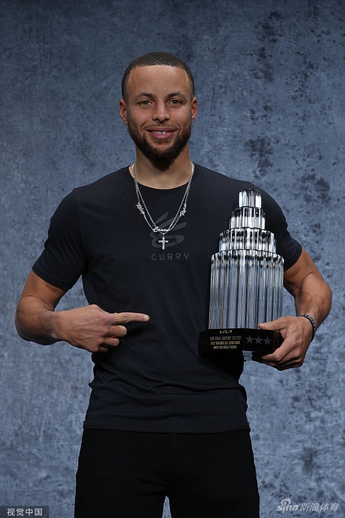 库里拍摄NBA全明星赛MVP写真