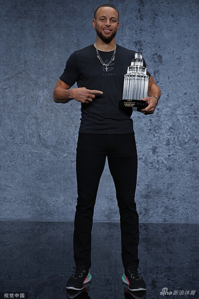 库里拍摄NBA全明星赛MVP写真