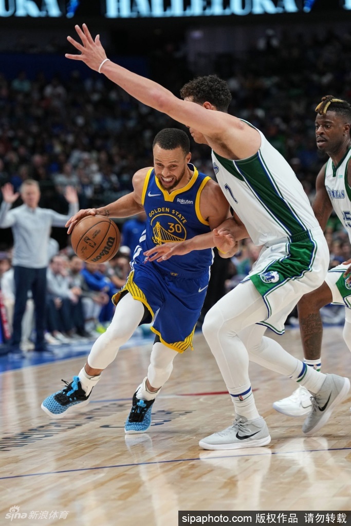 [NBA]勇士113-122独行侠 东契奇击溃水花