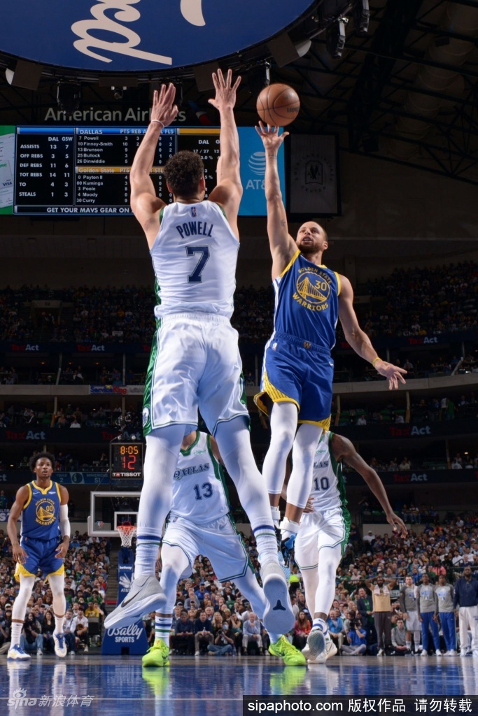 [NBA]勇士113-122独行侠 东契奇击溃水花