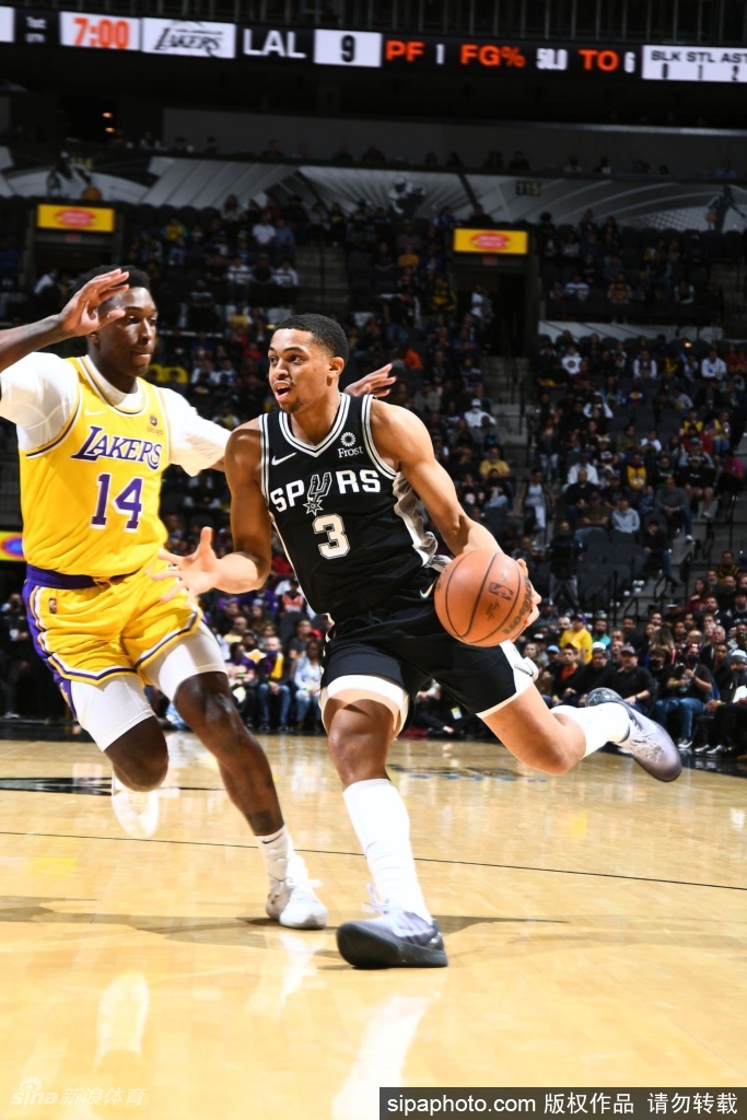 [NBA]湖人110-117马刺 威少空砍17+10