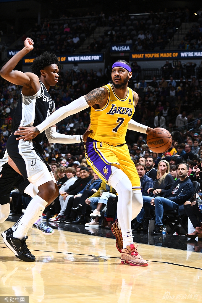 [NBA]湖人110-117马刺 威少空砍17+10