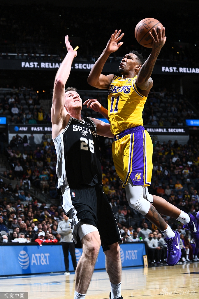 [NBA]湖人110-117马刺 威少空砍17+10