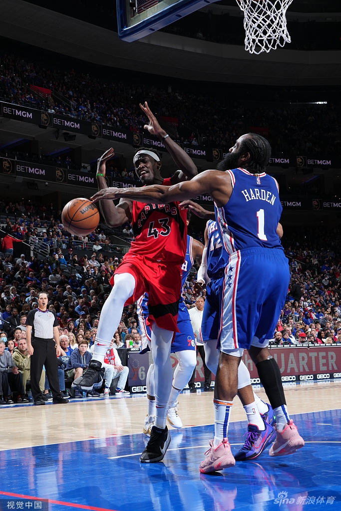 [NBA]猛龙93-88克76人 大帝21+13哈登准三双