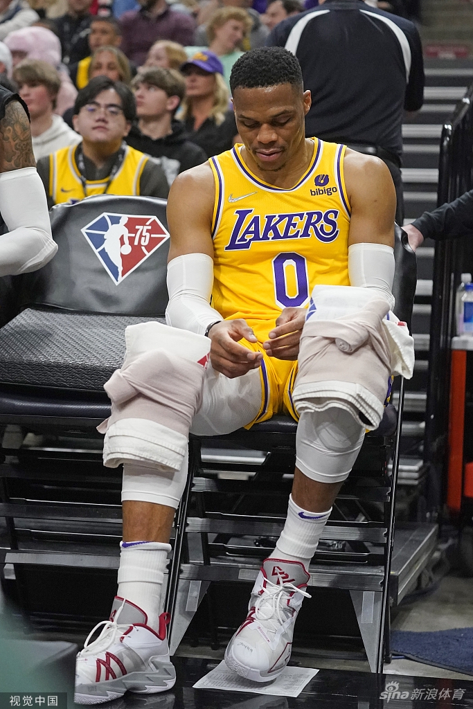 [NBA]湖人109-122爵士 威少24+7难救主