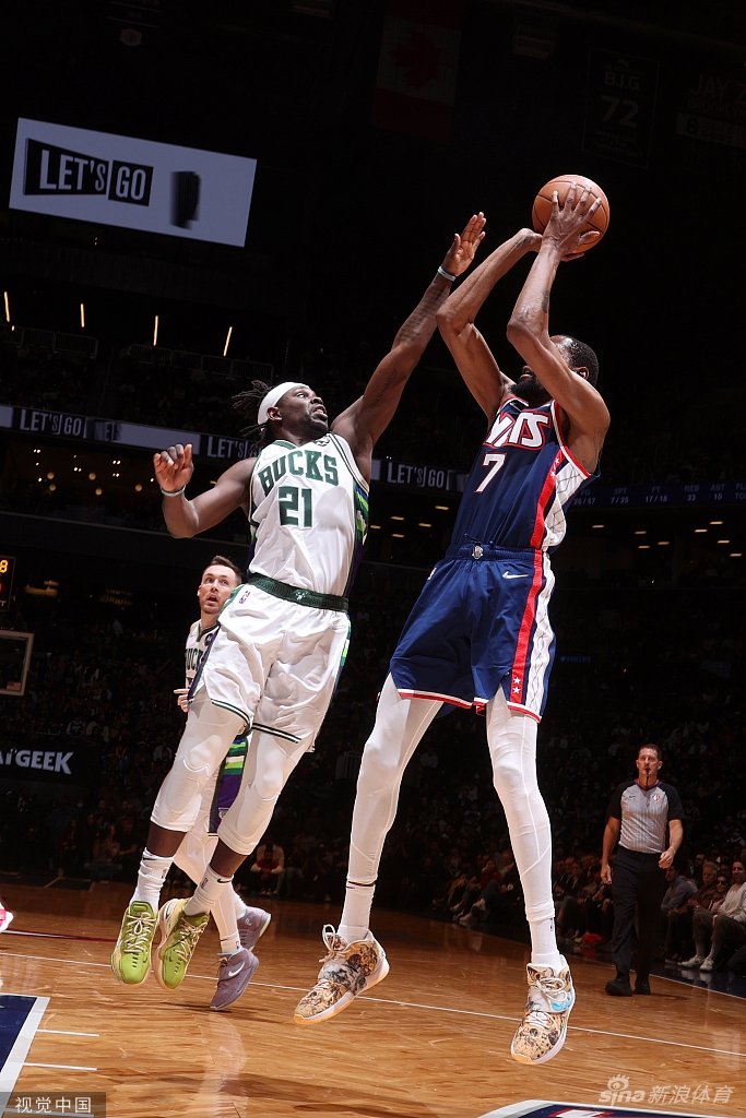 [NBA]雄鹿120-119篮网 字母哥力压杜兰特