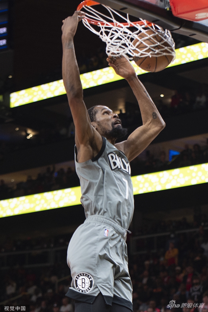 [NBA]篮网115-122老鹰 杜兰特空砍55分