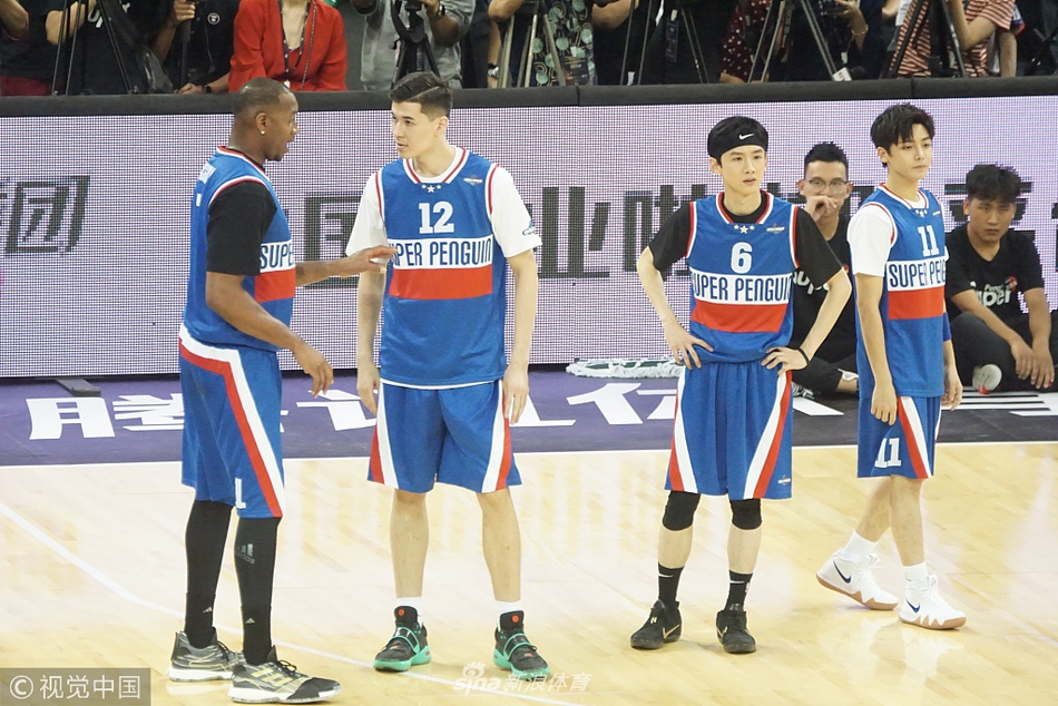 吴亦凡麦蒂波什大战篮球明星赛