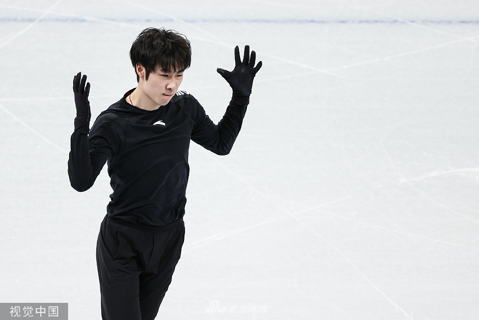 金博洋朱易亮相冬奥花滑训练日