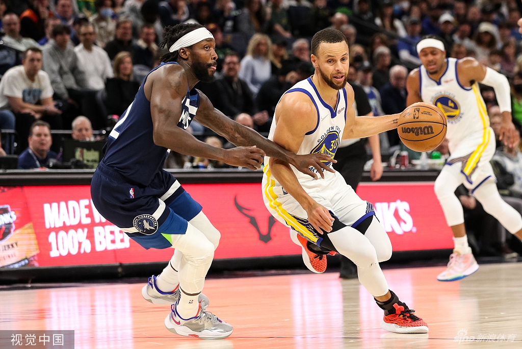 [NBA]勇士114-129森林狼 库里空砍34分