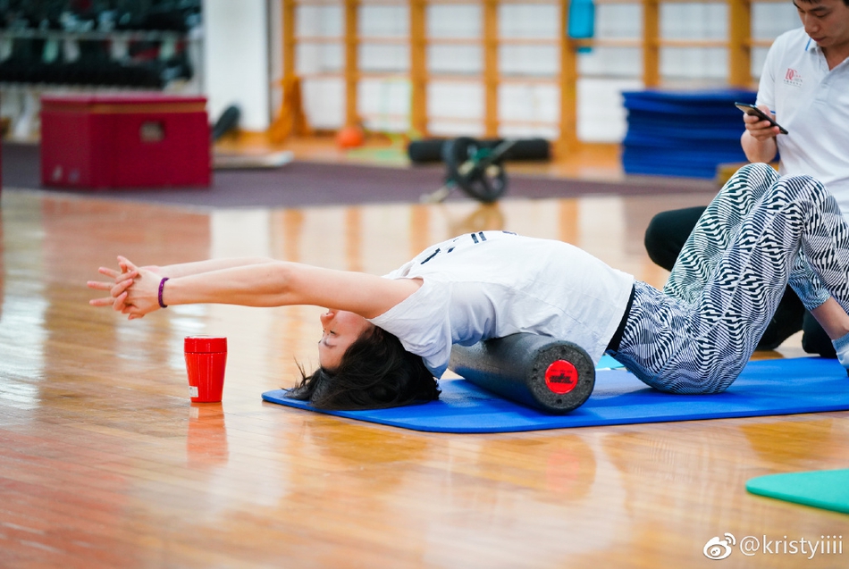 游泳女神刘湘训练生活美照
