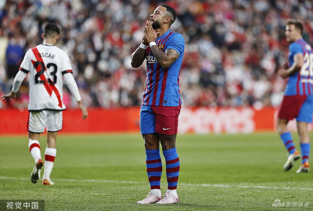 [西甲]巴列卡诺1-0巴萨 德佩失点球