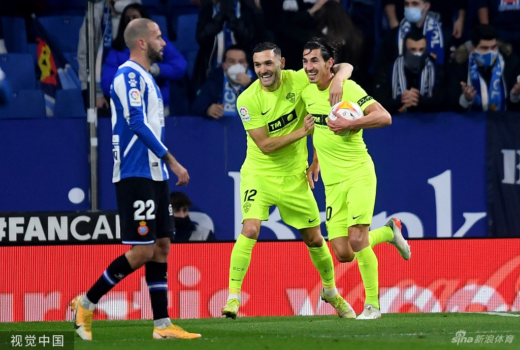 [西甲]西班牙人1-2负 武磊连续5轮替补未出场