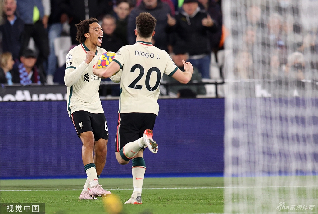 [英超]利物浦客场2-3西汉姆 阿利松自摆乌龙